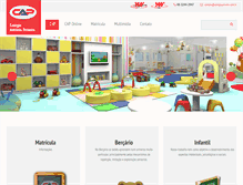 Tablet Screenshot of colegiopeixoto.com.br